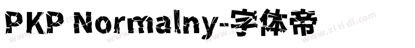 PKP Normalny字体转换